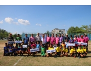 เปิดสนามฟุตบอล 7 คน เทศบาลตำบลศรีสุนทร ครั้งที่ 7 ประจำปี 2561